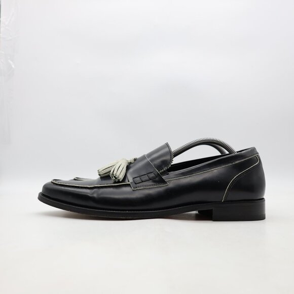 Del Re Shoes Shoes Men\'s EU Size 43 Black Leather Loafers Slip On Made In Italy main image 7